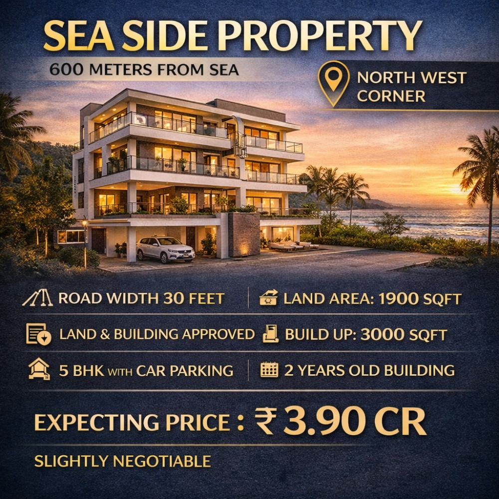 Sea Side 5BHK Villa - Villa in Uthandi, ECR, Chennai for sale - listing image